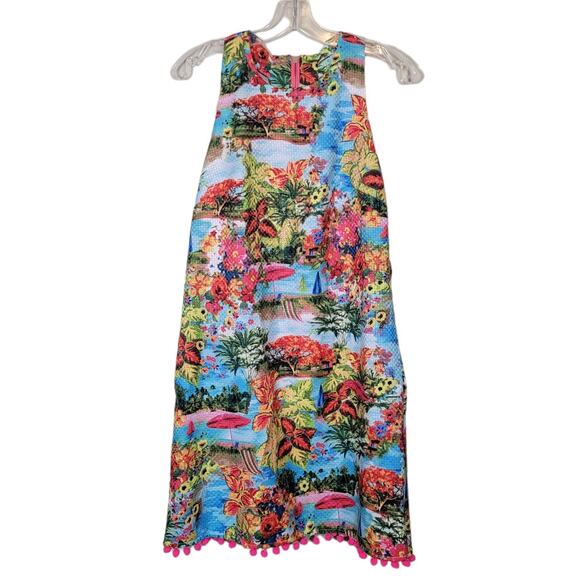 Nicole Miller New with Tag Women's Tropical Paradise Dress Multicolor Size Small - Picture 1 of 13
